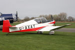G-AXAT @ EGBR - Jodel D117A at Beighton Airfield's All Comers Spring Fly-In. march 27th 2011. - by Malcolm Clarke