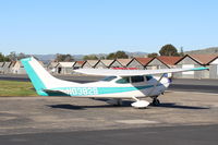 N8382S @ SZP - 1965 Cessna 182H SKYLANE, Continental O-470-R 230 Hp, taxi to Rwy 04 - by Doug Robertson
