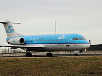 PH-KZK @ EHAM - KLM fokker 70 on quebec - by fink123