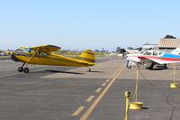 N2390D @ SZP - 1952 Cessna 170B, Continental C-145 145 Hp, spotting the aircraft - by Doug Robertson