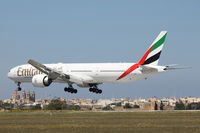 A6-EBN @ LMML - B777 A6-EBN Emirates Airlines - by Raymond Zammit