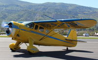 N9471H @ SZP - 1943 Howard DGA-15P 'Best Buddy', Pratt & Whitney R-985 Wasp Jr. 450 Hp 9 cylinder radial, taxi back after landing Rwy 22 - by Doug Robertson