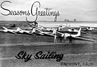 N3833A - Fremont Airport California Sky Sailing 1971. - by Clayton Eddy