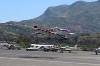 N4603R @ SZP - 1965 Piper PA-28-140 CHEROKEE, Lycoming O-320-E2A 150 Hp, another takeoff climb Rwy 22 - by Doug Robertson