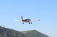 N4603R @ SZP - 1965 Piper PA-28-140 CHEROKEE, Lycoming O-320-E2A 150 Hp, takeoff climb Rwy 22 - by Doug Robertson