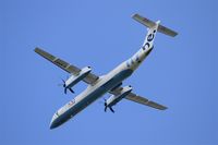 G-KKEV @ LFPG - De Havilland Canada DHC-8-402Q Dash 8, Take off Rwy 27L, Roissy Charles De Gaulle Airport (LFPG-CDG) - by Yves-Q