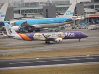 G-FBEH @ EHAM - flybe in special colours taxing ot the gate - by fink123