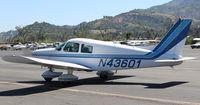 N43601 @ SZP - 1974 Piper PA-28-140 CRUISER, Lycoming O&VO-360 180 Hp upgrade, taxi - by Doug Robertson