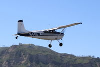 N449 @ SZP - 1969 Cessna 180H SKYWAGON, Continental O-470-A 225 Hp, takeoff climb - by Doug Robertson
