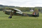 G-AJXC @ EGBO - At 2017 Radial and Trainer Fly-In at Wolverhampton Halfpenny Green Airport - by Terry Fletcher