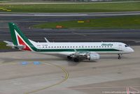 EI-RNB @ EDDL - Embraer ERJ-190STD 190-100 - SYL Alitalia Cityliner 'Parco Nazionale del Pollino' - 19000479 - EI-RNB - 27.04.2016 - DUS - by Ralf Winter