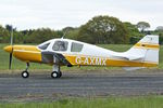 G-AXMX @ EGBO - At Wolverhampton Halfpenny Green Airport - by Terry Fletcher