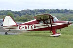 G-ATXA @ EGBO - At Wolverhampton Halfpenny Green Airport - by Terry Fletcher