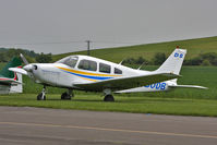 G-BODB @ EGCJ - Piper PA-28-161 at Sherburn-in Elmet Airfield, North Yorkshire. May 25th 2009. - by Malcolm Clarke