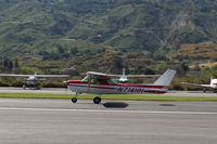 N714HH @ SZP - 1977 Cessna 150M, Continental O-200 100 Hp, takeoff roll Rwy 04 - by Doug Robertson