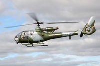 G-ZZLE @ EGBR - Aerospatiale SA-341C Gazelle HT2 at Breighton Airfield's Helicopter Fly-In. September 13th 2009. - by Malcolm Clarke