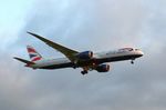 G-ZBKK @ EGLL - Short finals to land 09L at Heathrow - by Keith Sowter