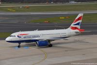 G-EUOB @ EDDL - Airbus A319-131 - BA BAW British Airways 'Speedbird' - 1529 - G-EUOB - 30.03.2016 - DUS - by Ralf Winter
