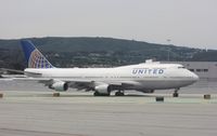 N117UA @ KSFO - Boeing 747-400