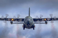 130334 @ CYTR - CC-130 Hercules on approach at CFB Trenton, Ontario, Canada. C/N 382-4994 - by Dave Carnahan