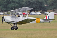 G-ANMY @ X1WP - De Havilland DH-82A Tiger Moth II at The De Havilland Moth Club's 28th International Moth Rally at Woburn Abbey. August 18th 2013. - by Malcolm Clarke