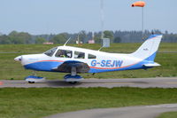 G-SEJW @ EGSH - Now in a new colour scheme. - by Graham Reeve
