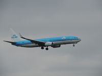 PH-BXE @ EHAM - KLM 737 ON FINAL 36C - by fink123