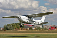 G-GUMS @ EGBR - Cessna 182P Skylane G-GUMS at Breighton Airfield's Summer Madness All Comers Fly-In. August 22nd 2010. - by Malcolm Clarke