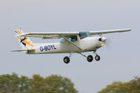G-BOYL @ EGKH - Cessna 152, Redhill Air Services Ltd redhill Surrey based, previously N6232L, seen departing runway 10.