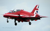 XX324 @ EGSH - Red Arrows Hawk on Approach Runway 27R - by Adam Wicks