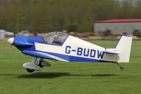G-BUDW @ EGBR - Brugger MB2 Colibri at Beighton Airfield's Early Bird Fly-In. April 13th 2014. - by Malcolm Clarke