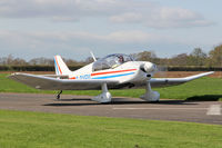 G-BYFM @ EGBR - Jodel DR-1050 M1 Excellence Replica at Beighton Airfield's Early Bird Fly-In. April 13th 2014. - by Malcolm Clarke