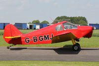 G-BGMJ @ EGBR - Gardan GY-201 Minicab at Breighton Airfield's Open Cockpit and Biplane Fly-In. June 1st 2014. - by Malcolm Clarke