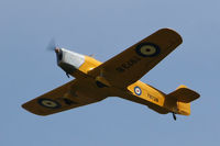 G-AKAT @ EGBR - Miles M14A Hawk Trainer 3 at Breighton Airfield's Open Cockpit and Biplane Fly-In. June 1st 2014. - by Malcolm Clarke