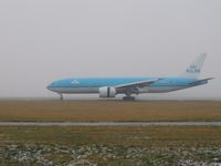 PH-BQA @ EHAM - KLM 777 IN THE FOG - by fink123