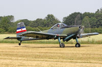 G-BSXD @ EGBR - Soko P-2 Kraguj at Breighton Airfield's Wings & Wheels Weekend. July 14th 2013. - by Malcolm Clarke
