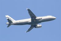 SX-DVM @ LFPG - Airbus A320-232, Take off rwy 06R, Roissy Charles De Gaulle airport (LFPG-CDG) - by Yves-Q