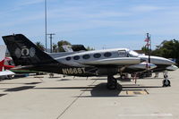 N1668T @ CMA - 1973 Cessna 414, two Continental TSIO-520NB 310 Hp each, at AOPA FLY-IN - by Doug Robertson