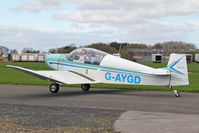 G-AYGD @ EGBR - CEA Jodel DR1050 Sicile at Breighton Airfield's Early Bird Fly-In. April 13th 2014. - by Malcolm Clarke