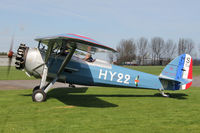 G-MOSA @ EGBR - Morane-Saulnier MS.317 at Breighton Airfield's Early Bird Fly-In. April 13th 2014. - by Malcolm Clarke