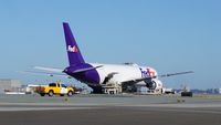 N139FE @ KSFO - Unusual parking spot, not sure what's going on SFO. 2017. - by Clayton Eddy