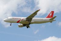 CN-NMF @ LFBD - Airbus A320-214, On final rwy 23, Bordeaux-Mérignac airport (LFBD-BOD) - by Yves-Q