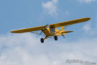 N5515H @ 7B9 - Cub Special on final to Ellington, CT - by Dave G