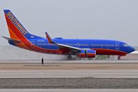 N207WN @ KBOI - Landing roll out on RWY 28R. - by Gerald Howard