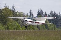N756KV @ KPAE - 1979 Cessna landing after a Young Eagles flight. - by Eric Olsen