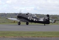 G-AZSC @ EGBO - @ the Radial&Trainers Fly-In Wolverhampton(Halfpenny Green)Airport. Ex:-PH-SKK.Painted as U.S.Navy 43/SC. - by Paul Massey