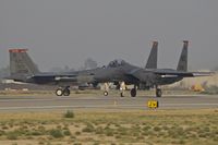 89-0506 @ KBOI - On RWY 10R with 88-1705 behind.  Both from the 389th Fighter Sq. Thunderbolts, 366th Fighter Wing, Mountain Home AFB, Idaho. - by Gerald Howard