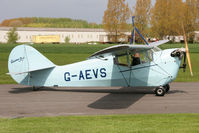 G-AEVS @ EGBR - Aeronca 100 at Breighton Airfield's May-hem Fly-In. May 6th 2012. - by Malcolm Clarke