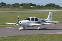 F-GSSD @ EGJB - Taxying for departure at Guernsey - by alanh