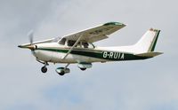 G-RUIA @ EGFH - Resident Skyhawk operated by Cambrian Flying Club departing Runway 22. - by Roger Winser
